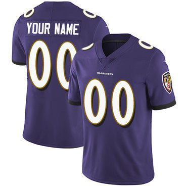 Custom B.Ravens Purple Fotopoulosg Vapor Untouchable Player Limited Jersey