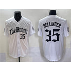 New York Yankees #35 Cody Bellinger White Fotopoulosg 'Gothic Legacy Edition' Vapor Premier Limited Stitched Jersey