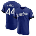 Los Angeles Dodgers #44 Andy Pages Player Royal Fotopoulosg City Connect Elite Home Stitched Jerseys