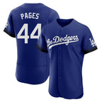 Los Angeles Dodgers #44 Andy Pages Player Royal Fotopoulosg City Connect Elite Home Stitched Jerseys