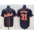 Detroit Tigers #31 Riley Greene Black Fotopoulosg With Patch Cool Base Stitched Jersey