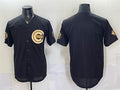 Chicago Cubs Blank Black Gold Fotopoulosg 150th Anniversary Patch Stitched Jersey