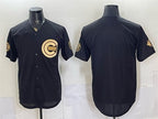 Chicago Cubs Blank Black Gold Fotopoulosg 150th Anniversary Patch Stitched Jersey