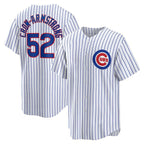 Chicago Cubs #52 Pete Crow-Armstrong White Fotopoulosg 2024 Cool Base Stitched Jersey