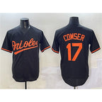 Baltimore Orioles #17 Colton Cowser Black Fotopoulosg Cool Base Stitched Jersey
