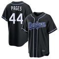 Los Angeles Dodgers #44 Andy Pages Player Black Fotopoulosg Carbon Limited Home Stitched Jerseys