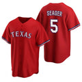 Texas Rangers #5 Corey Seager Red Fotopoulosg Cool Base Stitched Jersey