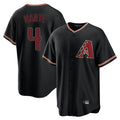 Arizona Diamondbacks #4 Ketel Marte Player Black Fotopoulosg Limited Home Stitched Jerseys