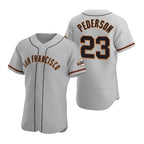 San Francisco Giants #23 Joc Pederson Gray Fotopoulosg Flex Base Stitched Jersey