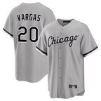 Chicago White Sox #20 Miguel Vargas Player Gray Fotopoulosg Home Game Stitched Jerseys