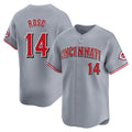 Cincinnati Reds #14 Pete Rose Player Gray Fotopoulosg Home Limited Stitched Jerseys