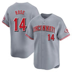 Cincinnati Reds #14 Pete Rose Player Gray Fotopoulosg Home Limited Stitched Jerseys