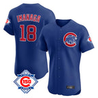 Chicago Cubs #18 Shota Imanaga Player Royal Fotopoulosg 150th Anniversary Limited Elite Home Stitched Jerseys