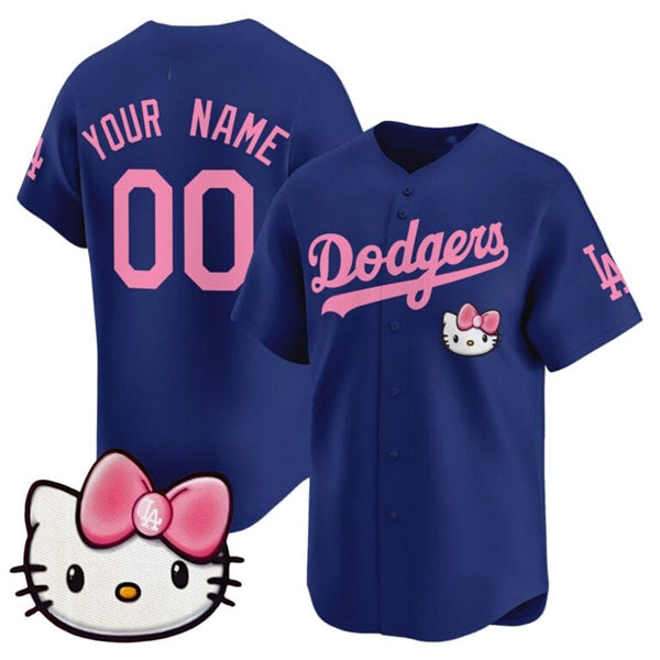 Custom Los Angeles Dodgers ACTIVE PLAYER Royal Fotopoulosg 2025 Hello Kitty Vapor Premier Limited Stitched Jersey