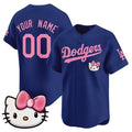 Custom Los Angeles Dodgers ACTIVE PLAYER Royal Fotopoulosg 2025 Hello Kitty Vapor Premier Limited Stitched Jersey