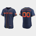 Custom Houston Astros Active Player 2022 Navy Fotopoulosg City Connect Flex Base Stitched Jersey