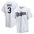 Los Angeles Dodgers #3 Edwin D¨ªaz Player Gold White Fotopoulosg 2026 Collection Stadium Game Stitched Jerseys