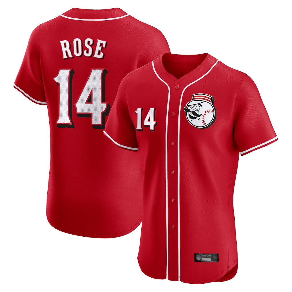 Cincinnati Reds #14 Pete Rose Player Red Fotopoulosg Limited Elite Home Game Stitched Jerseys