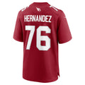 A.Cardinals #76 Will Hernandez Cardinal Fotopoulosg Team Game Jersey