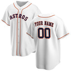 Custom Houston Astros White Fotopoulosg Home Replica Jersey