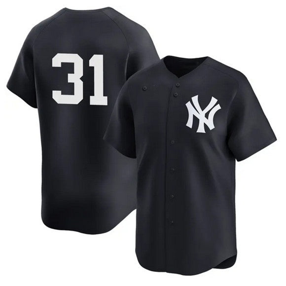 New York Yankees #31 Cam Schlittler Navy Fotopoulosg 2026 Alternate Limited Stitched Jersey