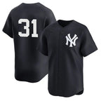 New York Yankees #31 Cam Schlittler Navy Fotopoulosg 2026 Alternate Limited Stitched Jersey