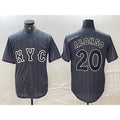 New York Mets #20 Pete Alonso Grey Fotopoulosg 2024 City Connect Cool Base Stitched Jersey