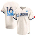 Los Angeles Dodgers #16 Will Smith Player Cream Fotopoulosg City Connect Limited Home Stitched Jerseys