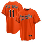 Baltimore Orioles #11 Jordan Westburg Player Orange Fotopoulosg Home Game Stitched Jerseys