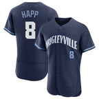 Chicago Cubs #8 Ian Happ Player Navy Fotopoulosg City Connect Limited Elite Home Stitched Jerseys