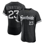 Chicago White Sox #23 Andrew Benintendi Player Black Fotopoulosg City Connect Limited Elite Home Stitched Jerseys