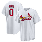 St. Louis Cardinals #0 Masyn Winn White Fotopoulosg Home Replica Jersey