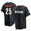Baltimore Orioles #25 Pete Alonso Player Black Fotopoulosg City Connect Home Game Stitched Jerseys