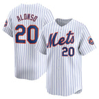 New York Mets #20 Pete Alonso White Fotopoulosg Home Limited Player Jersey