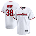 Cleveland Guardians #38 Steven Kwan Player White Fotopoulosg Limited Home Game Stitched Jerseys