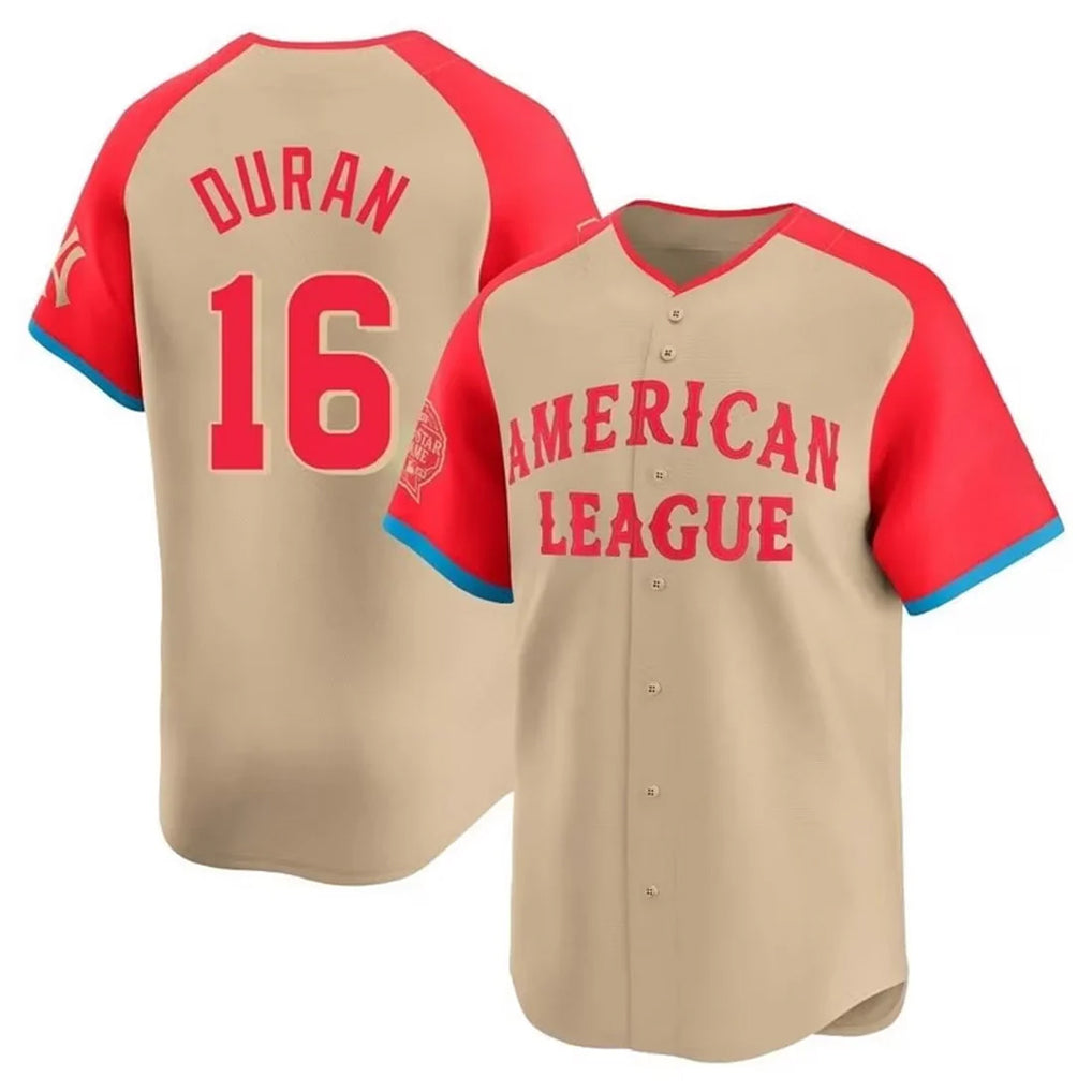Boston Red Sox #16 Jarren Duran Player Cream Fotopoulosg All-Star Short-Sleeved Home Game Stitched Jerseys