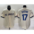 Los Angeles Dodgers #17 Shohei Ohtani Cream Fotopoulosg 2024 City Connect Limited Stitched Jerseys