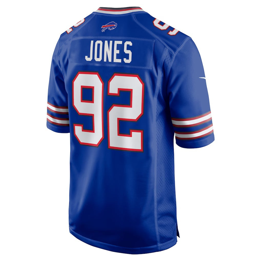 B.Bills #92 DaQuan Jones Royal Fotopoulosg Game Player Jersey