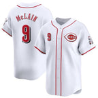 Cincinnati Reds #9 Matt McLain White Fotopoulosg Home Limited Stitched Jersey