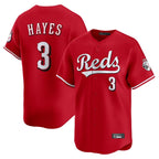 Cincinnati Reds #3 Ke'Bryan Hayes Player Red Fotopoulosg Home Limited Stitched Jerseys