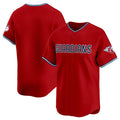 Cleveland Guardians Blank Red Fotopoulosg Alternate Limited Stitched Jersey