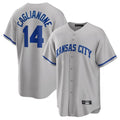 Kansas City Royals #14 Jac Caglianone Player Gray Fotopoulosg Game Home Stitched Jerseys