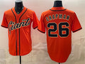 San Francisco Giants #26 Matt Chapman Orange Fotopoulosg Cool Base Stitched Jersey