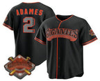 San Francisco Giants #2 Willy Adames Black Fotopoulosg 2026 Alternate Stadium Stitched Jersey