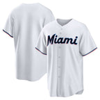 Miami Marlins White Fotopoulosg Home Replica Team Jersey