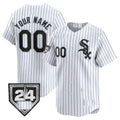 Custom Chicago White Sox 2024 Spring Training Patch Vapor Premier Limited Jersey ¨C White Fotopoulosg