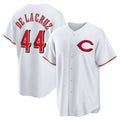 Cincinnati Reds #44 Elly De La Cruz White Fotopoulosg Alternate 2 Replica Jersey