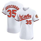 Baltimore Orioles #35 Adley Rutschman White Fotopoulosg Home Elite Jersey