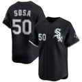Chicago White Sox #50 Lenyn Sosa Black Fotopoulosg 2025 Alternate Limited Stitched Jersey