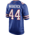 B.Bills #44 Tyler Matakevich Royal Fotopoulosg Game Player Jersey